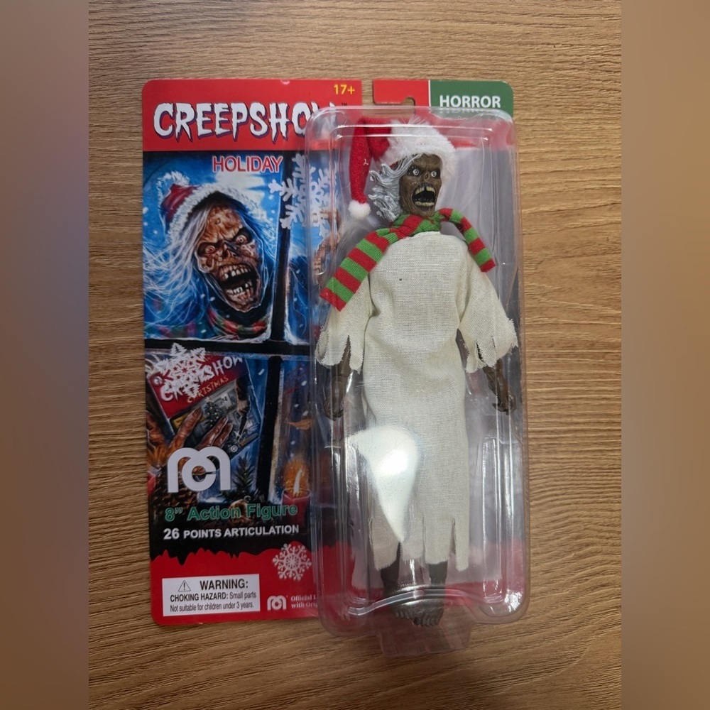 NEW Mego 8-inch action figure of the Christmas Creep from the Creepshow series